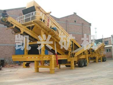 建筑垃圾破碎站，移動破碎站，建筑垃圾處理