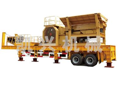 移動式建筑垃圾破碎站，建筑垃圾破碎站，移動破碎站