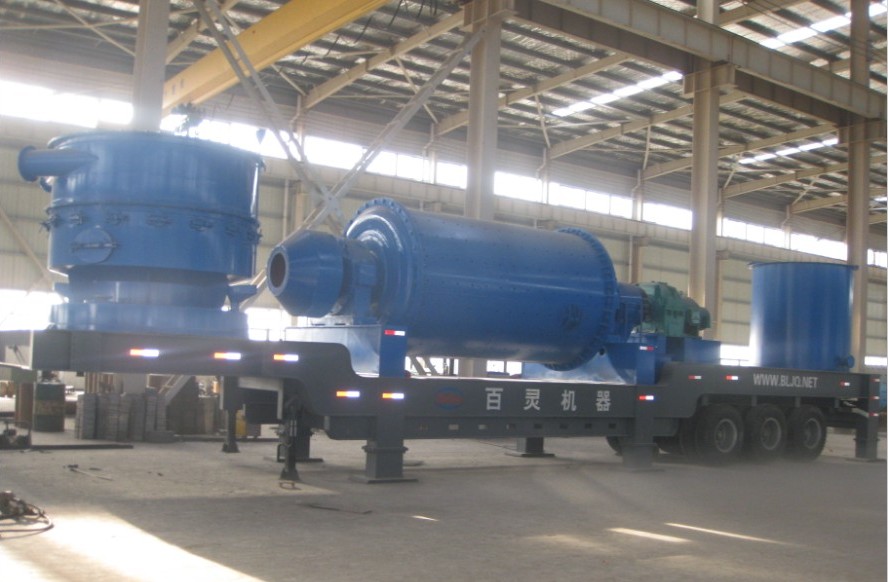中心傳動(dòng)球磨機(jī)，移動(dòng)式球磨機(jī)，可移動(dòng)的選礦設(shè)備