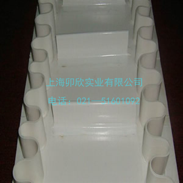 九江硅礦石磁選機輸送帶、修水波狀擋邊pvc輸送帶