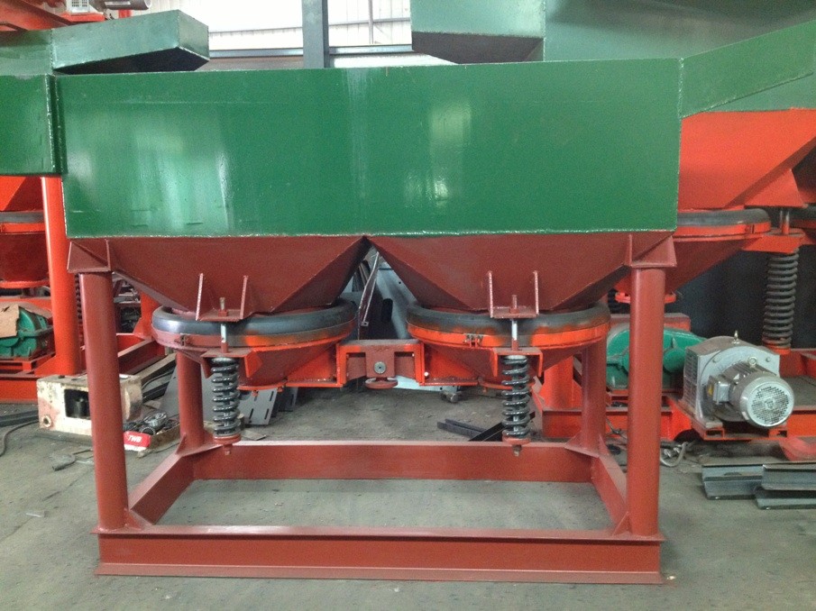 T鋸齒波跳汰機、粗顆粒鋸齒波跳汰機