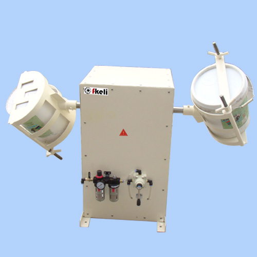 	 氣動雙桶滾桶機(jī)