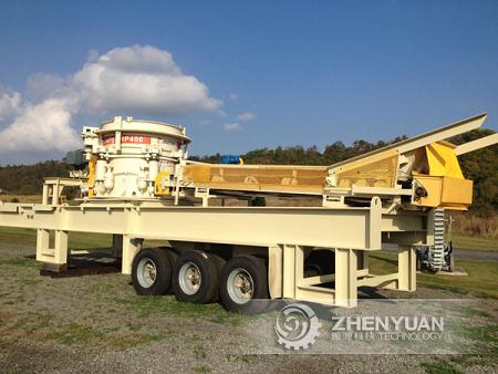 圓錐式移動(dòng)破碎站 全國(guó)銷售熱線：18837352926