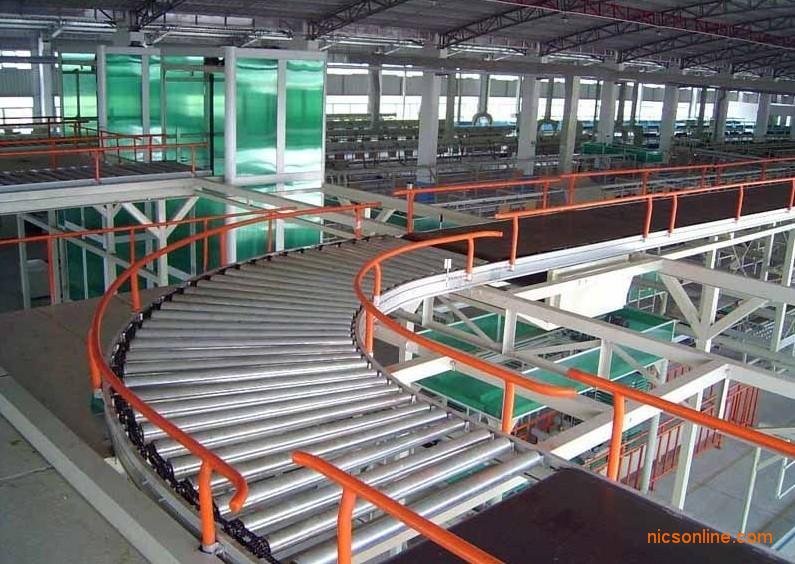 轉(zhuǎn)彎滾筒輸送機(jī)，彎道滾筒輸送機(jī)，動(dòng)力轉(zhuǎn)彎滾筒輸送機(jī)，無(wú)動(dòng)力轉(zhuǎn)彎滾筒輸送機(jī)