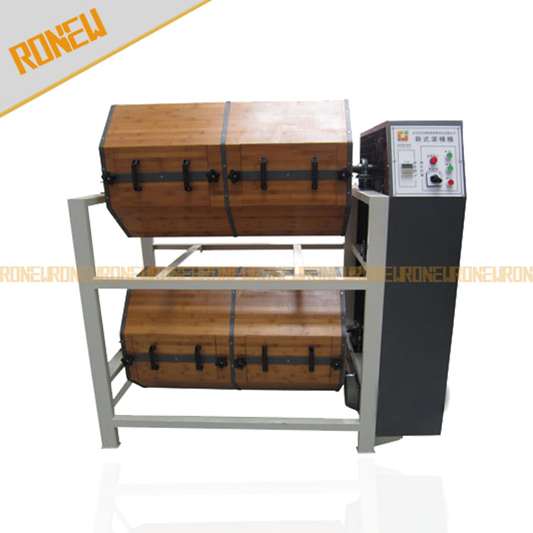 干滾不銹鋼滾筒光飾機，雙層木滾筒光飾機，廠家生產(chǎn)滾筒研磨光飾機