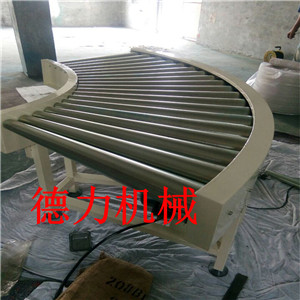 90度轉(zhuǎn)彎機180度滾筒轉(zhuǎn)彎輸送機工作臺流水線