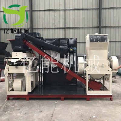 客戶用葫蘆島新型環(huán)保銅米機處理回收的廢舊電線賺不賺錢呢