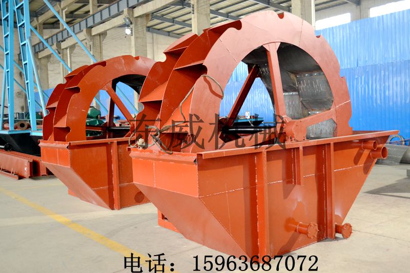 DW輪斗洗砂機(jī)運(yùn)行穩(wěn)定可靠，投資成本低是理想洗砂設(shè)備