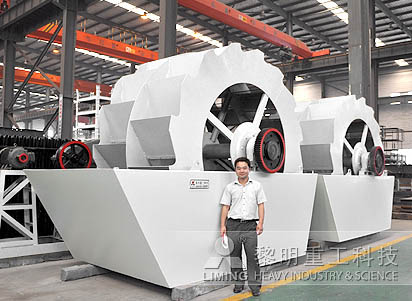 風(fēng)化砂洗砂機(jī)一套多少錢/環(huán)保型輪斗式洗砂機(jī)