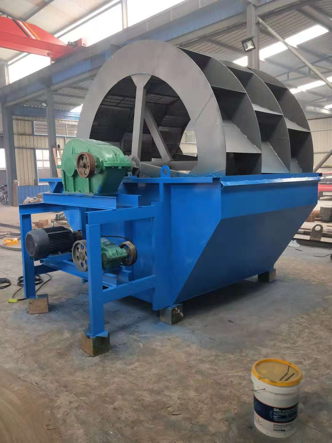 輪式洗砂機