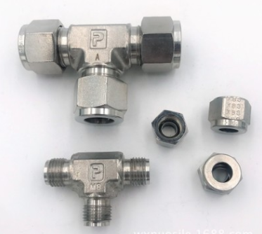 PARKER派克儀表卡套接頭，PARKER派克A-LOK儀表三通接頭