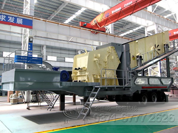 車載式移動破碎篩沙一體機(jī)省時省錢、一站多用WYL79