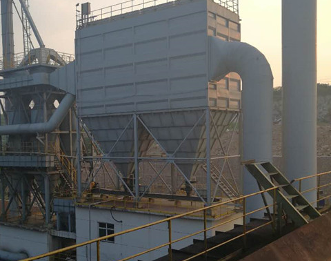 邵陽(yáng)焦化廠機(jī)側(cè)爐頭水封式管道+布袋除塵器煙氣超低排放