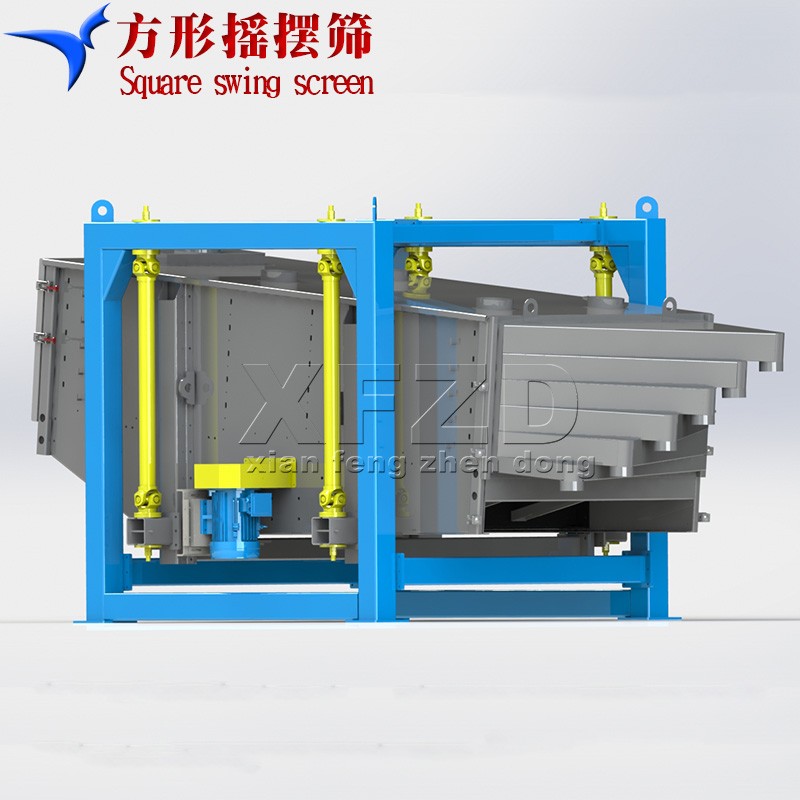 礦用方形搖擺篩 多層石料篩分搖擺振動(dòng)篩