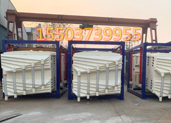 油田壓裂砂搖擺篩粉機方形雙四層大產(chǎn)量精細篩分機