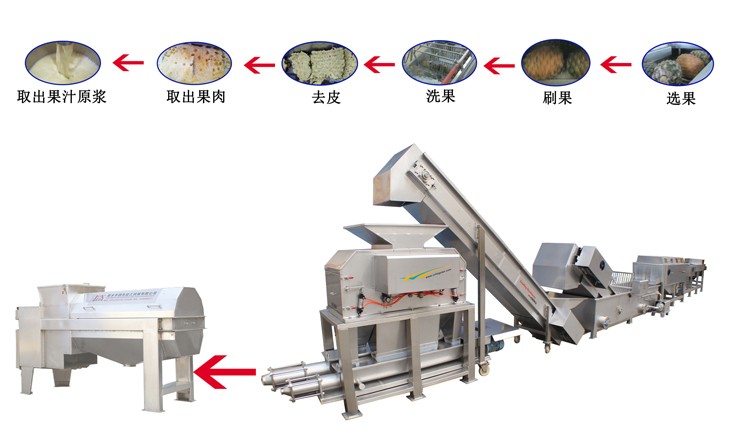剝皮機/果皮果肉分離機（柑橘/臍橙/菠蘿）