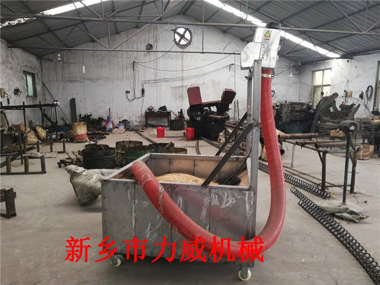 震動篩篩下物粉料軟管輸送機(jī)抽料機(jī)軟管絞龍