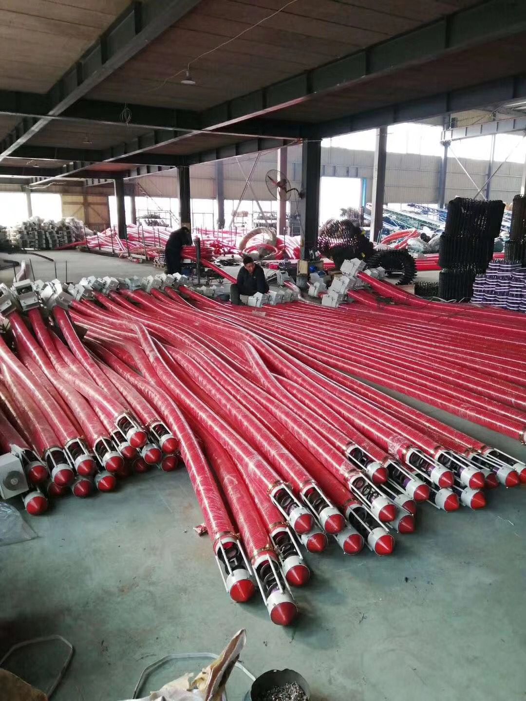 豫振生產(chǎn)軟攪龍裝車(chē)輸送機(jī)220v家用小型電動(dòng)軟管吸糧機(jī)