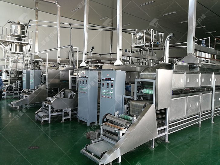 綠豆粉皮機(jī)器 麗星水晶粉皮生產(chǎn)線也可以加工圓形的粉皮