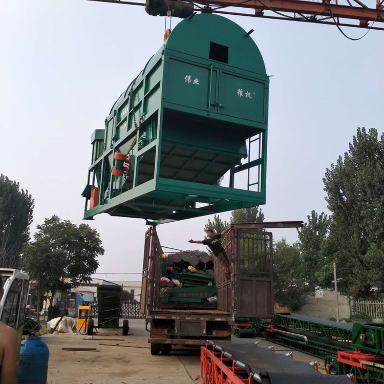 圓筒清理篩糧食滾筒振動篩水稻篩選機(jī)