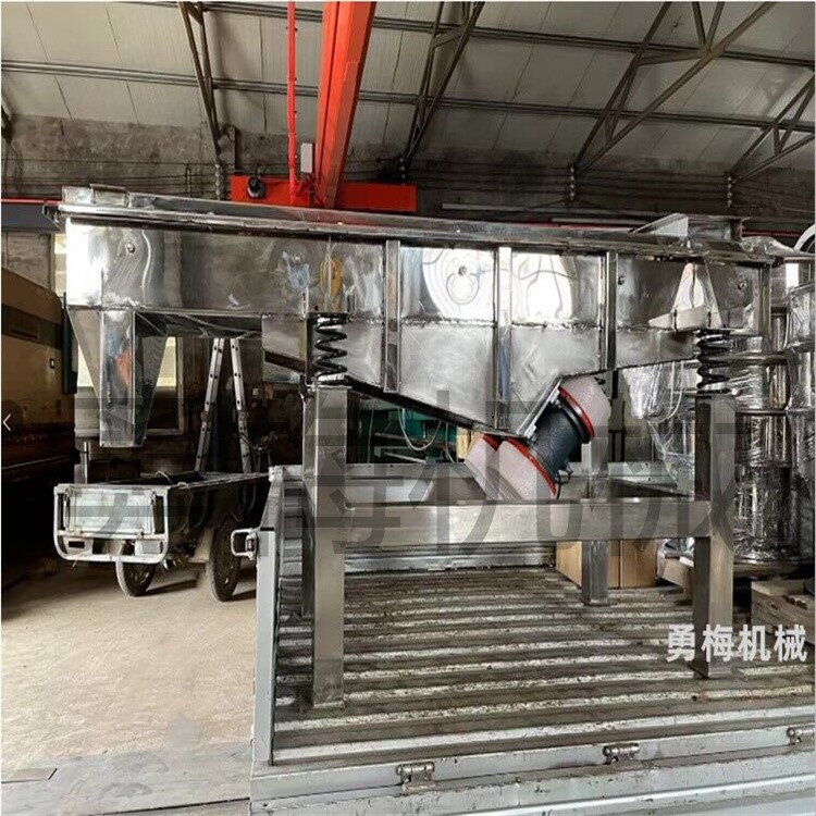 			 糖塊分級直線篩選機 不銹鋼直線振篩機			 