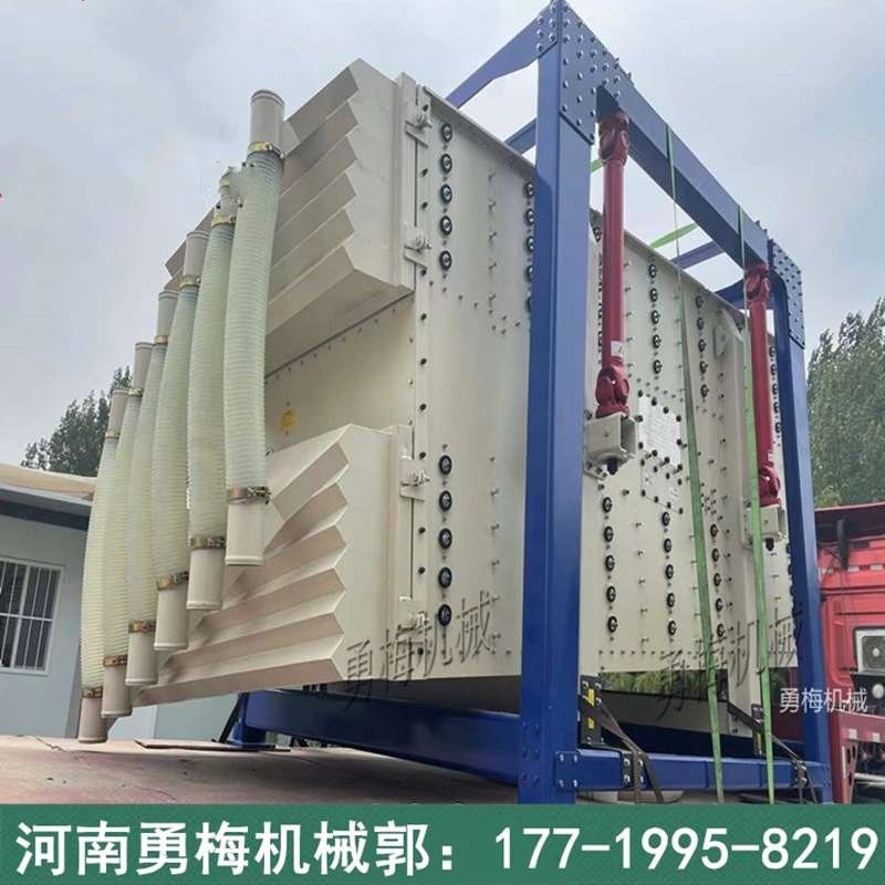 			 適合流水線生產陶瓷粉振動篩 玻璃粉方形搖擺篩分機			 