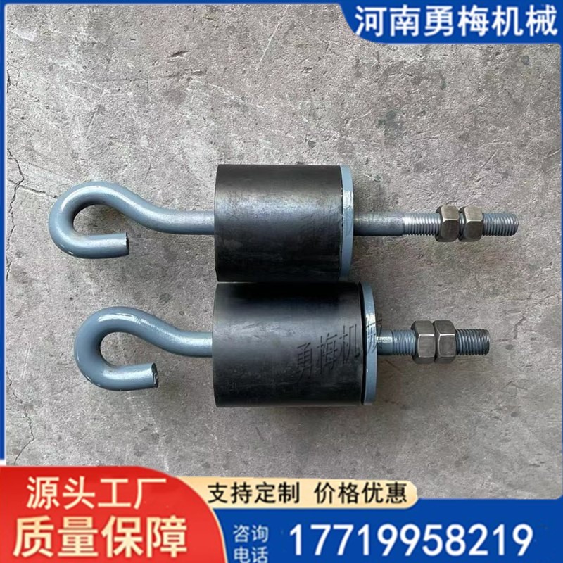			 振動給料機懸掛式減振掛鉤 120*120橡膠彈簧吊掛 			 