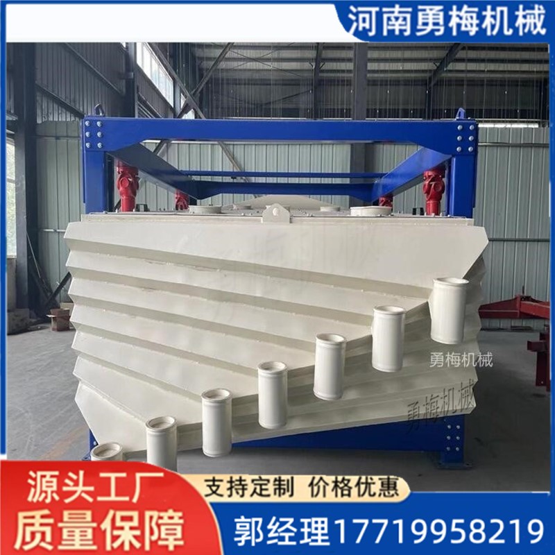 			 玻璃磨料新能源往復式振動篩 耐火材料箱式搖擺篩 			 