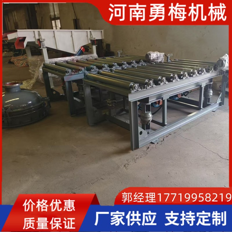 			 托輥式振動(dòng)平臺 滾動(dòng)輸送振實(shí)平臺廠家			 