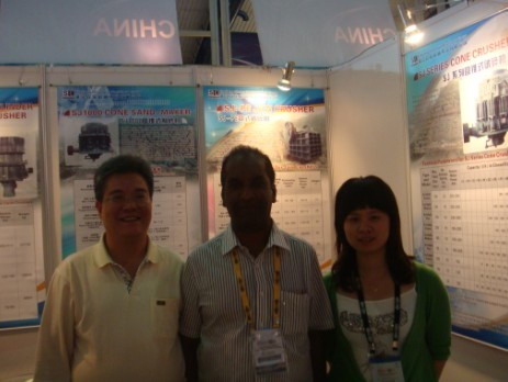 浙江雙金機械參展印度國際工程機械展