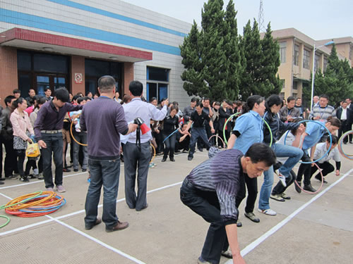 揚州寶飛機電與揚州寶飛優斯特振動器第八屆職工運動會隆重舉行