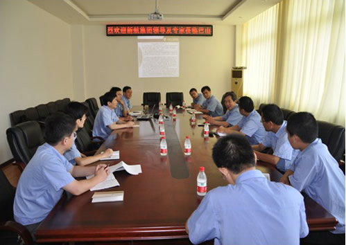 新航集團領導對巴山公司IBSC推進工作情況進行巡視檢查