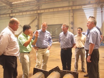 超達礦業全球CEO一行訪問奧瑞天津工業技術有限公司