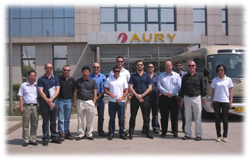 澳大利亞Xstrata公司考察團至天津奧瑞公司參觀考察