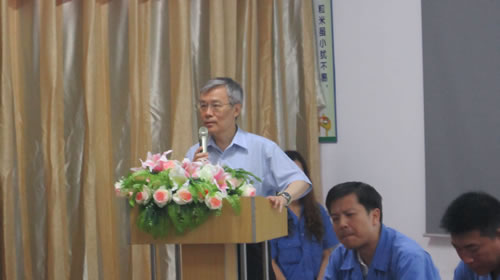 臺灣健峰 劉學祥老師致辭