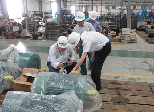 Holcim考察團看到山美的砂石骨料生產線配套