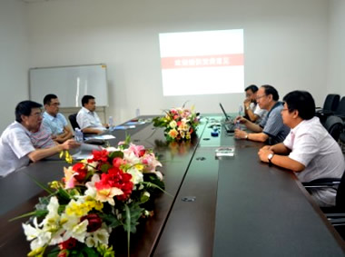 山西省煤炭規劃設計院院長到大地工程開發集團德通電氣參觀考察