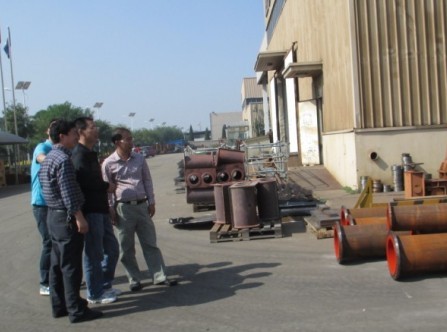 神火集團領(lǐng)導(dǎo)至大地工程開發(fā)集團萬佳管閥考察