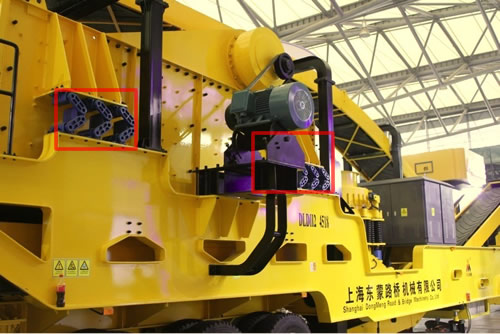 上海東蒙路橋應用彈性振動支撐AB以及彈性電機底座MB