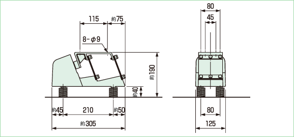 防水振動給料機驅動裝置