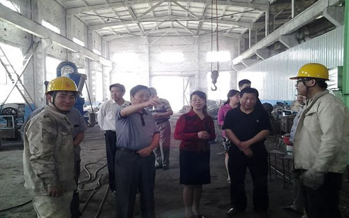 鶴壁市委常委、統戰部長于燕蒞臨太行全利重工調研工作