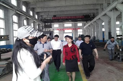 鶴壁市委常委、統戰部長于燕蒞臨太行全利重工調研工作