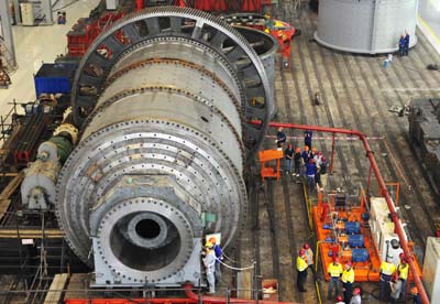 中信重工承制沙特&Phi;6.2&times;9.5米溢流型球磨機通過外方驗收