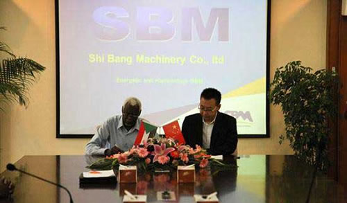 上海世邦機器為蘇丹FGM公司提供金礦選礦全包服務