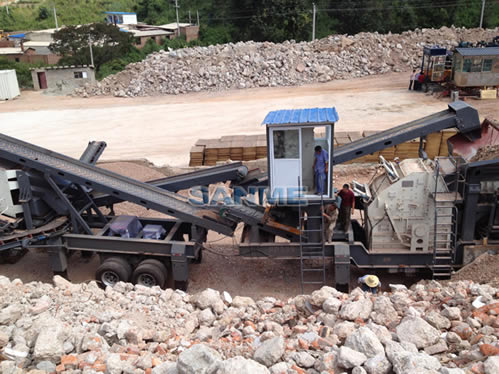 建筑垃圾處理成套設(shè)備-移動(dòng)破碎站