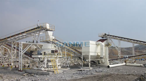 年產100萬噸石灰石骨料生產線