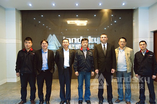 美卓礦山與建筑技術中國區經理來陸凱科技考察