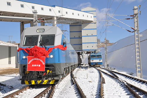 中煤平朔集團東露天選煤廠裝車系統正式開通