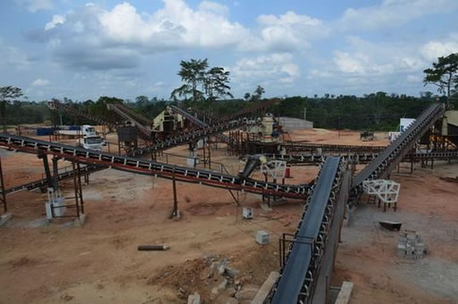 水電五局承建的科特迪瓦最大的篩分系統