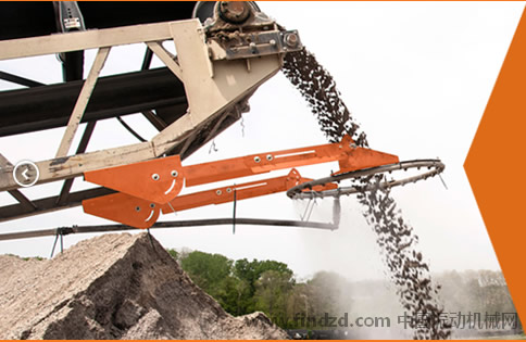 移動破碎篩分設(shè)備上搭載的DustBoss DB-R除塵機可調(diào)節(jié)搭載環(huán)